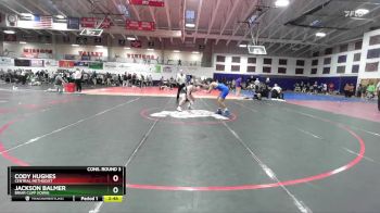 165 lbs Cons. Round 3 - Cody Hughes, Central Methodist vs Jackson Balmer, Briar Cliff (Iowa)