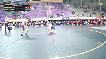125 lbs Round 1 (16 Team) - Mikey Doerr, Life University vs Brayden Boyd, Corban University