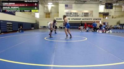 197 lbs Finals (8 Team) - Samuel Murphy, Northeast Oklahoma vs Coen Grimm, Iowa Central Community College