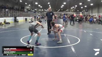 90 lbs Cons. Round 2 - Oliver Wendel, Pinckney WC vs Roman Schilz, Maple Valley WC