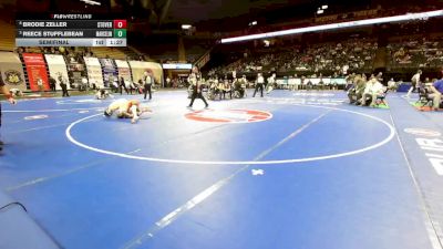 106 Class 1 lbs Semifinal - Reece Stufflebean, Marceline vs Brodie Zeller, Stover