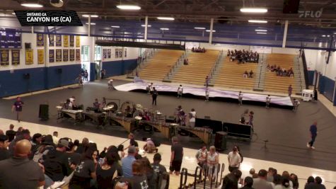 Canyon HS (CA) "Ontario CA" at 2026 WGI Percussion Ontario Regional+ Prelims