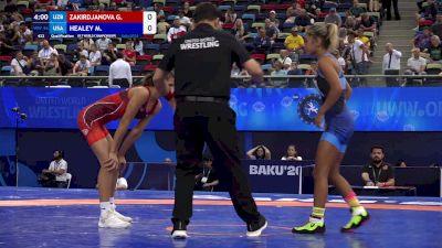 46 kg Qualif. - Gulnoza Zakirdjanova, Uzbekistan vs Madison Healey, United States