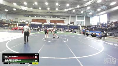 170 lbs Round 3 (3 Team) - Quinten Morgan, Minisink Valley vs Max Meagher, Hilton