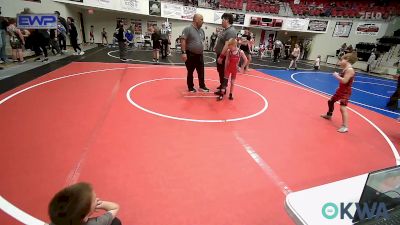 61 lbs 3rd Place - Alex Morgan, Fort Gibson Youth Wrestling vs Clayton Wardlow, Heat