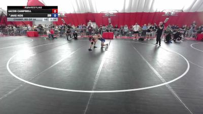 144 lbs Champ. Rd Of 64 - Jacob Campbell vs Jake Kos, Super D Wrestling