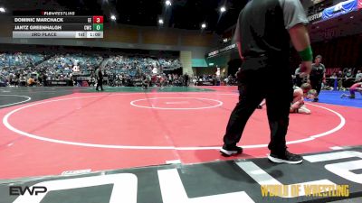 101 lbs 3rd Place - Dominic Marchack, Eierman Elite vs Jantz Greenhalgh, Carbon Wrestling Club