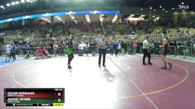 165 2A Quarterfinal - Adonis Severe, North Miami vs Julian Gonzales, North Ft Myers