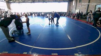 70 lbs Quarterfinal - Mahkai Davis, Tulsa Blue T Panthers vs Logan Barr, Dark Cloud Wrestling Club