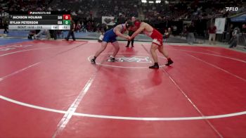 215 lbs Cons. Round 6 - Jackson Holman, Sandpoint vs Rylan Peterson, Coeur D Alene