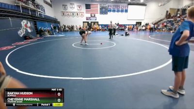 145 lbs Cons. Round 2 - Cheyenne Marshall, Thunder Basin vs Rakyah Hudson, Buffalo