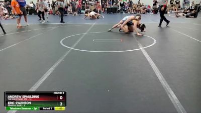 132 lbs Round 4 (8 Team) - Andrew Spaulding, The Compound RTC vs Eric Swanson, Seagull Blue