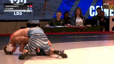132 lbs 1st Place Match - Alex Marchetti, Pennsylvania vs CJ Caines, Pennsylvania