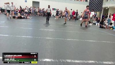 215 lbs Round 3 (6 Team) - Gabe Solis, U2 Upstate Uprising vs LaFabian Williams, Glasgow WA