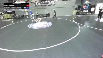 87 lbs Quarters - Olivia Arroyo vs Samantha Sandoval-Reyes, Delta Wrestling Club