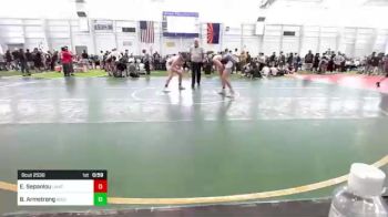 156 lbs Consi Of 8 #2 - Evan Sepanlou, Unattached vs Brady Armstrong, Bruin WC