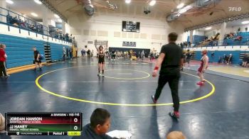 110-115 lbs Round 5 - Jordan Hanson, Riverton Middle School vs Jj Haney, Powell Middle School