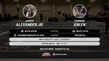 Joseph Alexander Jr. vs Thurman Green 2025 ADCC Charlotte Open