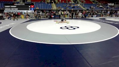 125 lbs Cons. Sub-rd Of 16 - Caddy Tverdy, ID vs Abigail Meyrer, IA