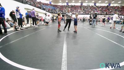 46 lbs Consi Of 16 #2 - Mason Proffitt, Blue Devil Wrestling vs Drayson Couch, Del City Little League