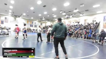 175 lbs Cons. Round 2 - Antonio Espita, Glendora vs Erik Santoyo, San Gorgonio