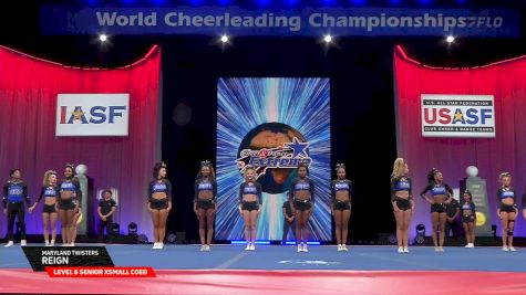 Maryland Twisters - Reign [2025 L6 Senior XSmall Coed Semis] 2025 The Cheerleading Worlds