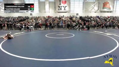 70 lbs Cons. Semi - Christopher Collyer, Firehouse Brawlers Wrestling vs Clayton Collins, Club Not Listed