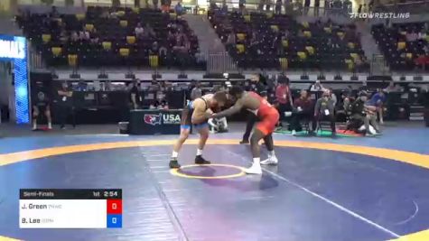 70 kg Semifinal - James Green, TMWC/ SERTC vs Brayton Lee, Gopher Wrestling Club - RTC