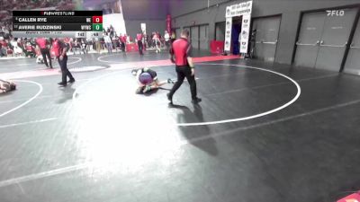 110 lbs Champ. Round 1 - Callen Rye, Wausau East vs Averie Rudzinski, Waterford Youth Wrestling Club