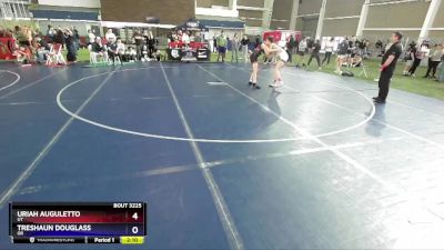 126 lbs Cons. Round 2 - Uriah Auguletto, UT vs Treshaun Douglass, OR