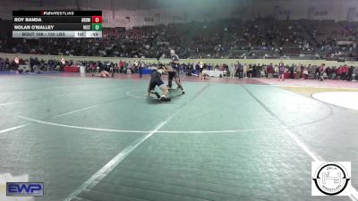 150 lbs Consi Of 16 #2 - Roy Banda, Ardmore Junior High vs Nolan O'Malley, Victory Christian JH