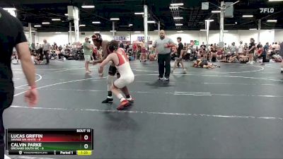 106 lbs Round 5 (6 Team) - Calvin Parke, Orchard South WC vs Lucas Griffin, Savage WA White