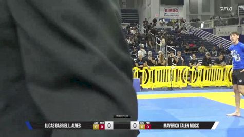 Maverick Talen Mock vs Lucas Gabriel L. Alves 2025 Pan IBJJF Jiu-Jitsu No-Gi Championship