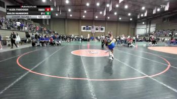 125 lbs Champ. Round 1 - Khloe Haneborg, North Platte Girls vs Aliza Farooqui, Francis Howell