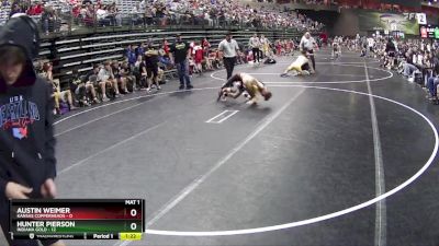 85 lbs Round 4 (6 Team) - Hunter Pierson, Indiana Gold vs Austin Weimer, Kansas Copperheads