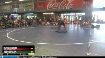 195 lbs Semis & 3rd Wb (16 Team) - Steele Brown, The MF Purge Green vs David Mercado, Gulf Coast Elite