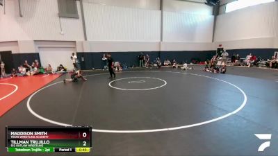 72 lbs Cons. Round 2 - Maddison Smith, Texas Wrestling Academy vs Tillman Trujillo, 512 Outlaw Wrestling