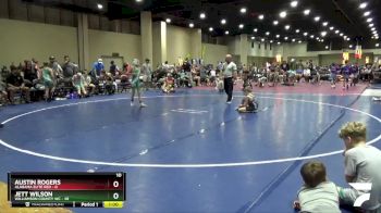 80 lbs Round 2 (8 Team) - Jett Wilson, Williamson County WC vs Austin Rogers, Alabama Elite Red