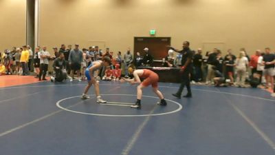100 lbs Cons. Sub-quarters - Blake Welch, Grit Mat Club vs Kasey Kennedy, The Hunt Wrestling Club