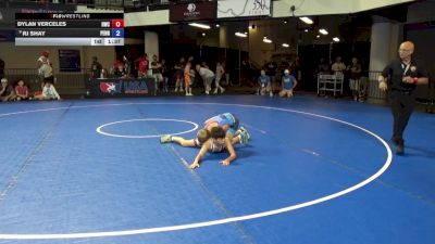 80 lbs Cons. Rd Of 16 - Dylan Verceles, HeadHunters Wrestling Club vs RJ Shay, Pennsylvania