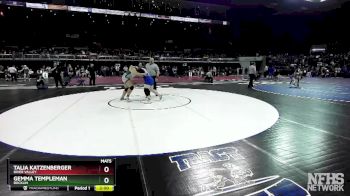 235 lbs Quarterfinal - Gemma Templeman, Rocklin vs Talia Katzenberger, River Valley