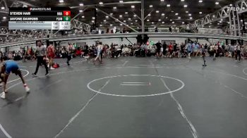 132 lbs Round 6 (8 Team) - Steven Ham, Myland WA vs Javone Dawkins, The Plumbers