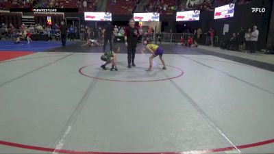 57 lbs Cons. Semi - Lysa Fox, Laurel Matburners vs Halle Goddard, Stillwater Gladiators