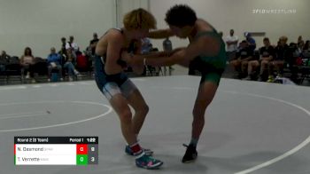 120 lbs Round 2 (6 Team) - Nathan Desmond, Spartan RTC Elite/BOTE vs Thomas Verrette, Black Mambas