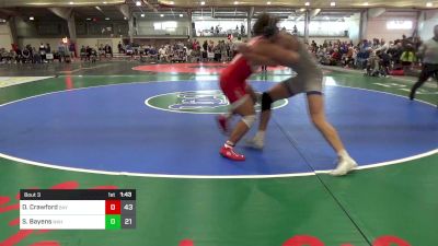 215 lbs Rr Rnd 1 - Dylan Crawford, Baylor School vs Seth Bayens, New Kent