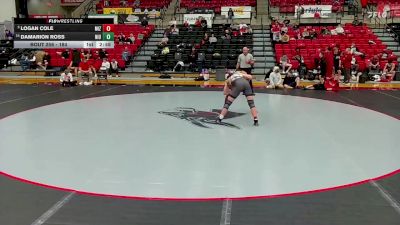184 lbs Semifinal - Logan Cole, Missouri vs Damarion Ross, Northern Illinois
