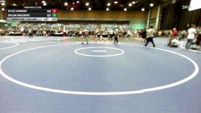 126 lbs Consi Of 32 #1 - Kyle Cannon, Lehi vs Dylan Macievic, Corner Canyon