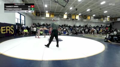 285 lbs Cons. Round 2 - Garrett Hines, Lutheran/Orange vs Thomas Banuelos, Sonora