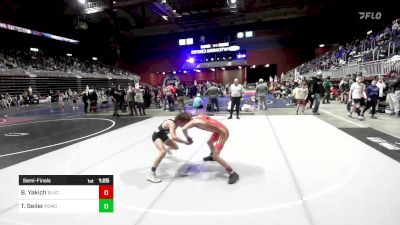 102 lbs Semifinal - Brayden Yakich, Black Fox Wrestling Academy vs Tommy Seiler, Pomona Elite