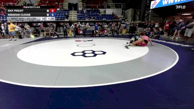157 lbs Champ. Rd Of 128 - Dax Fegley, MI vs Keeghan Clouse, NE